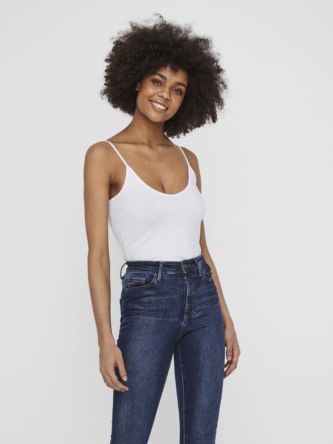 VERO MODA Vmmaxi My Soft V Singlet Noos Top pour Femme
