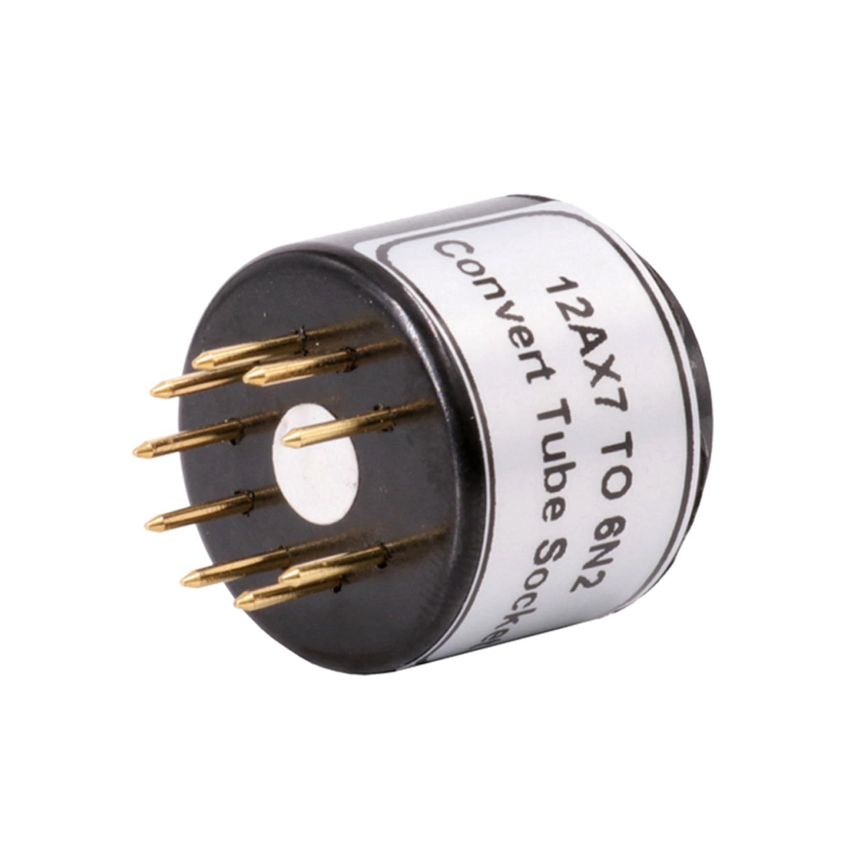rieder Adaptador de Enchufe de Tubo 2 Piezas ECC83 12AX7 Una 6N2 6N1 6N6 Convertidor Vintage Audio DIY