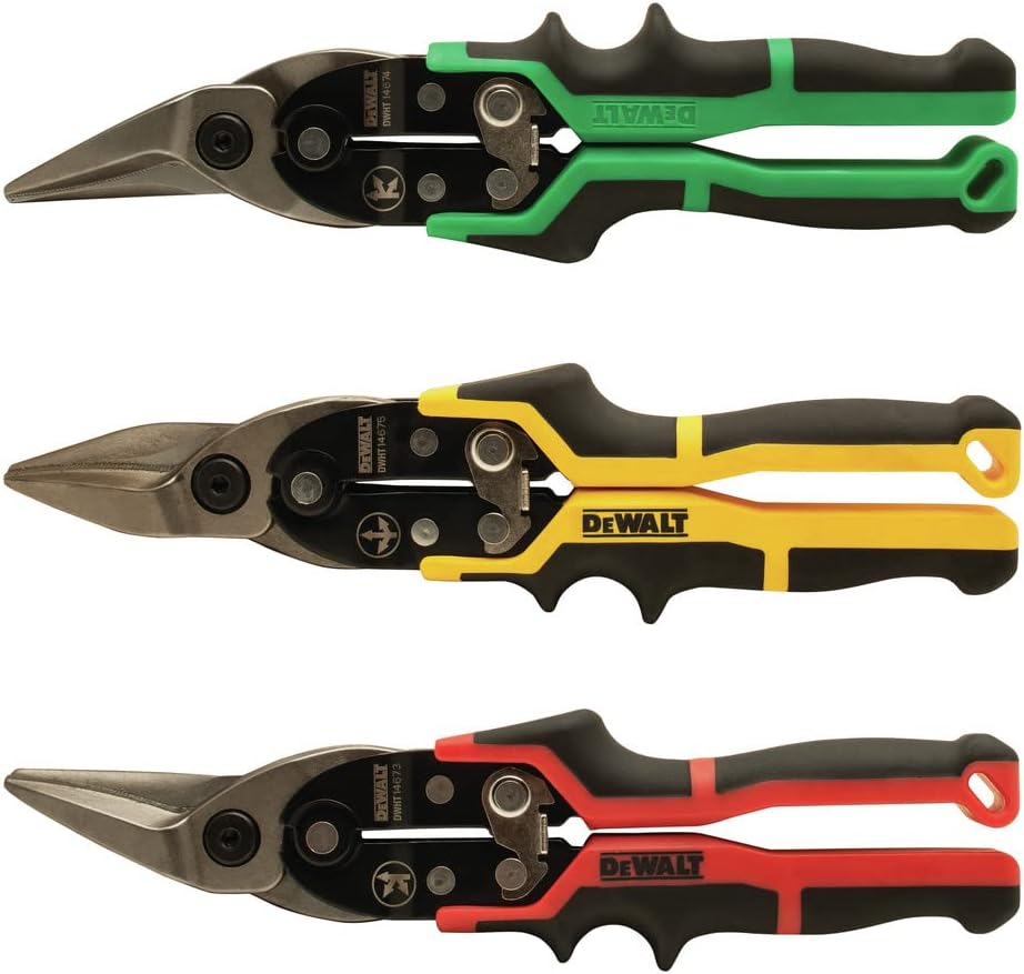 DEWALT - DWHT14676 3-Piece Ergo Aviation Snips