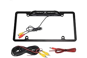 License Plate Frame Backup Camera