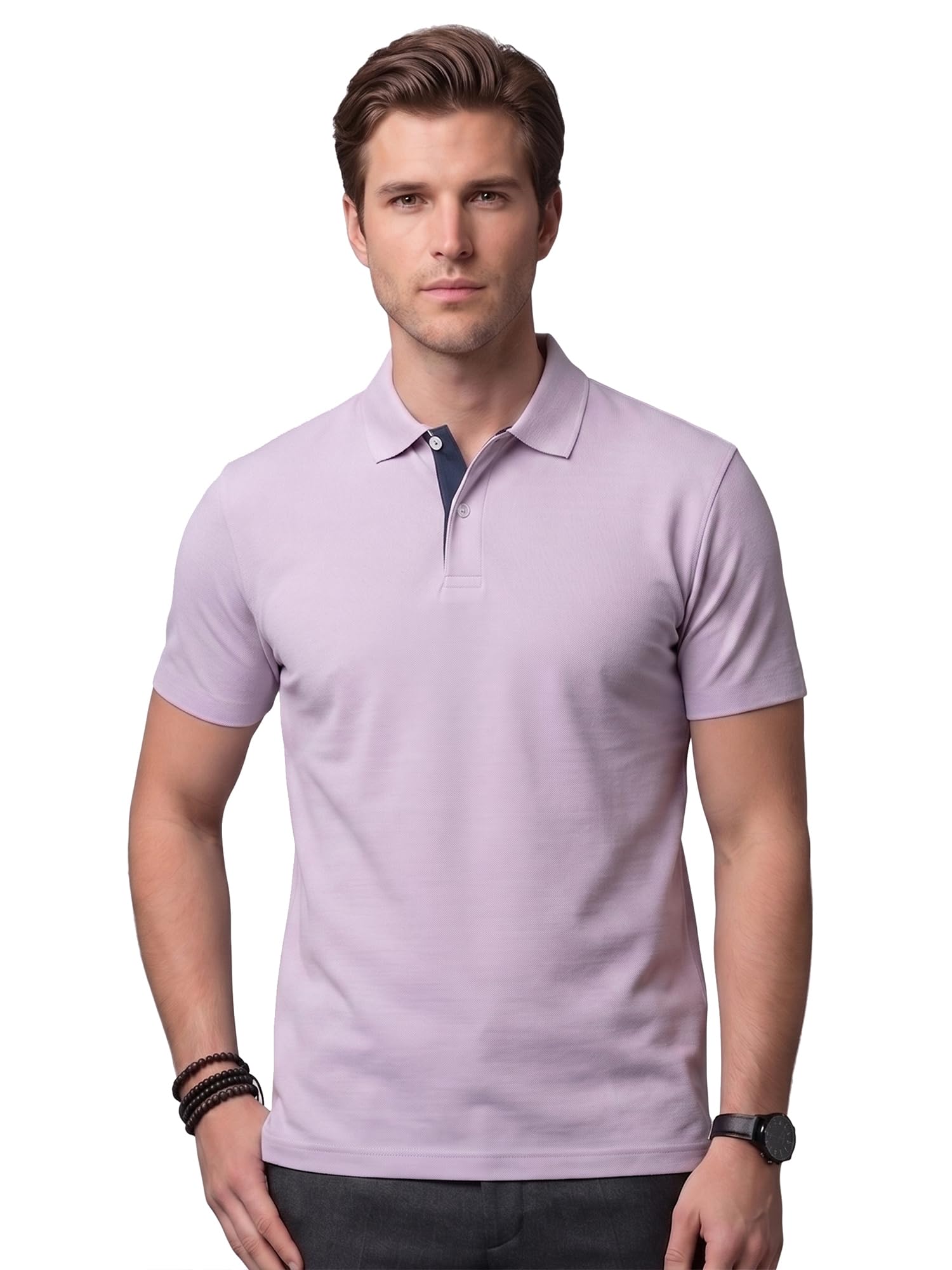 xenovaurban Men's Dry Fit Solid Polo Tshirt with Collar | Regular fit | Breathable and Soft Feel T-Shirt for Man - POMA-ALT-PLN-PAR-picture-27