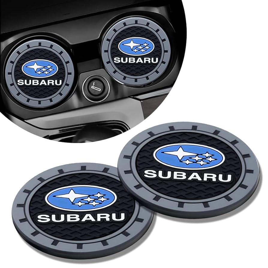 STI公式　カップホルダープレート　コースター　スバル Amazon | スバル STI 車用 LED ドリンクホルダー レインボー
