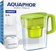AQUAPHOR Compact Water Filter Jug with 1 Maxfor+ Filter 200L - 2.4l - Light Green
