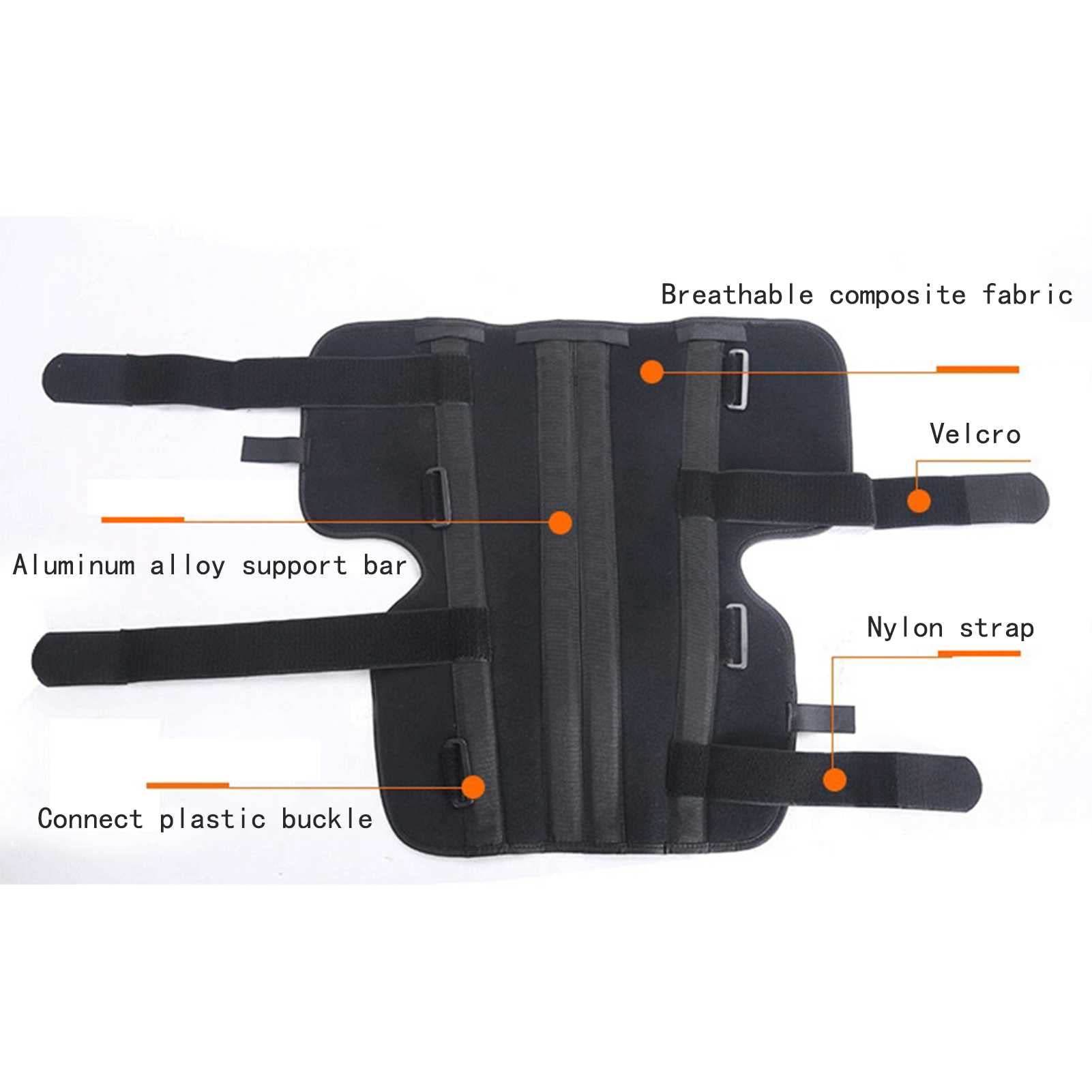 Soporte de aleación de Aluminio Articulación de Rodilla Ajustable Rodillera Fija Rodillera Hiperextensión Rodilleras Menisco Ligamento Fractura Soporte Rehabilitación Soporte de Asistencia