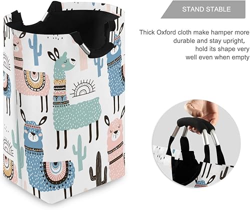 Miniatura 10 de Qilmy Cesta de lavandería plegable para gatos, color morado, grande, con asa, para dormitorio, baño, habitación de los niños