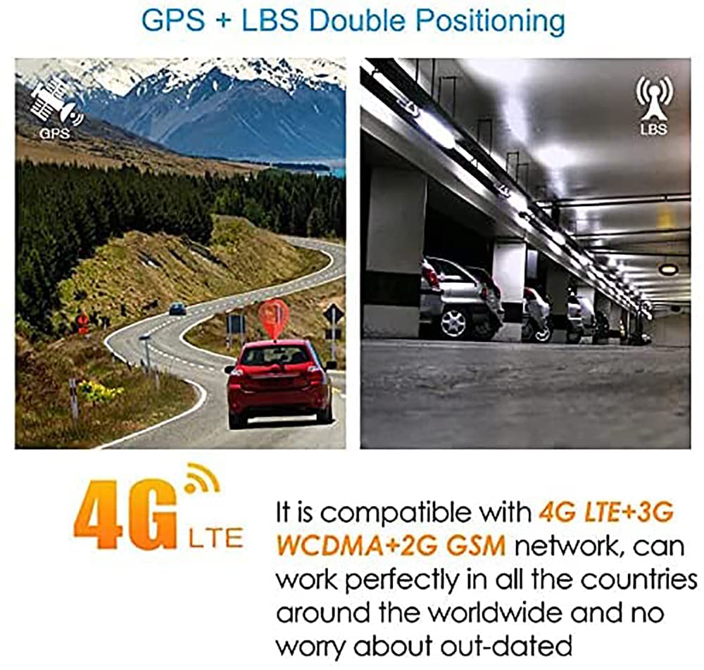 Zeerkeer 4G Tracker GPS Voiture TK905 Positionnement Précis–Rappel D'alarme Mobile–Montage Magnétique–Traceur GPS pour Voiture Moto Vélo–Soutenir la Gestion des Appareils Multiples– avec APP Gratuite