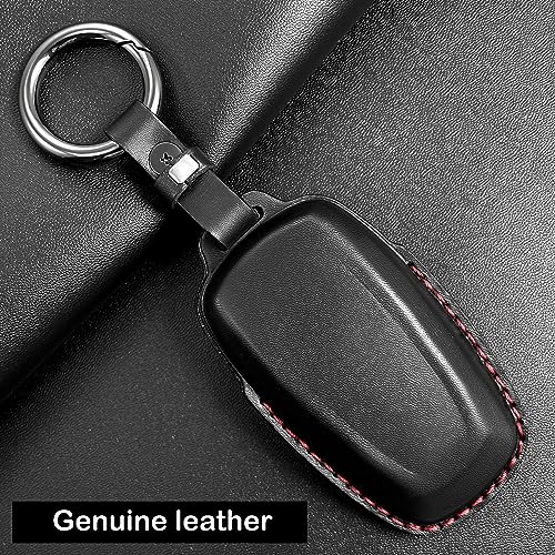 Coque de clé en cuir pour Ford protégeant contre chutes et rayures - 4