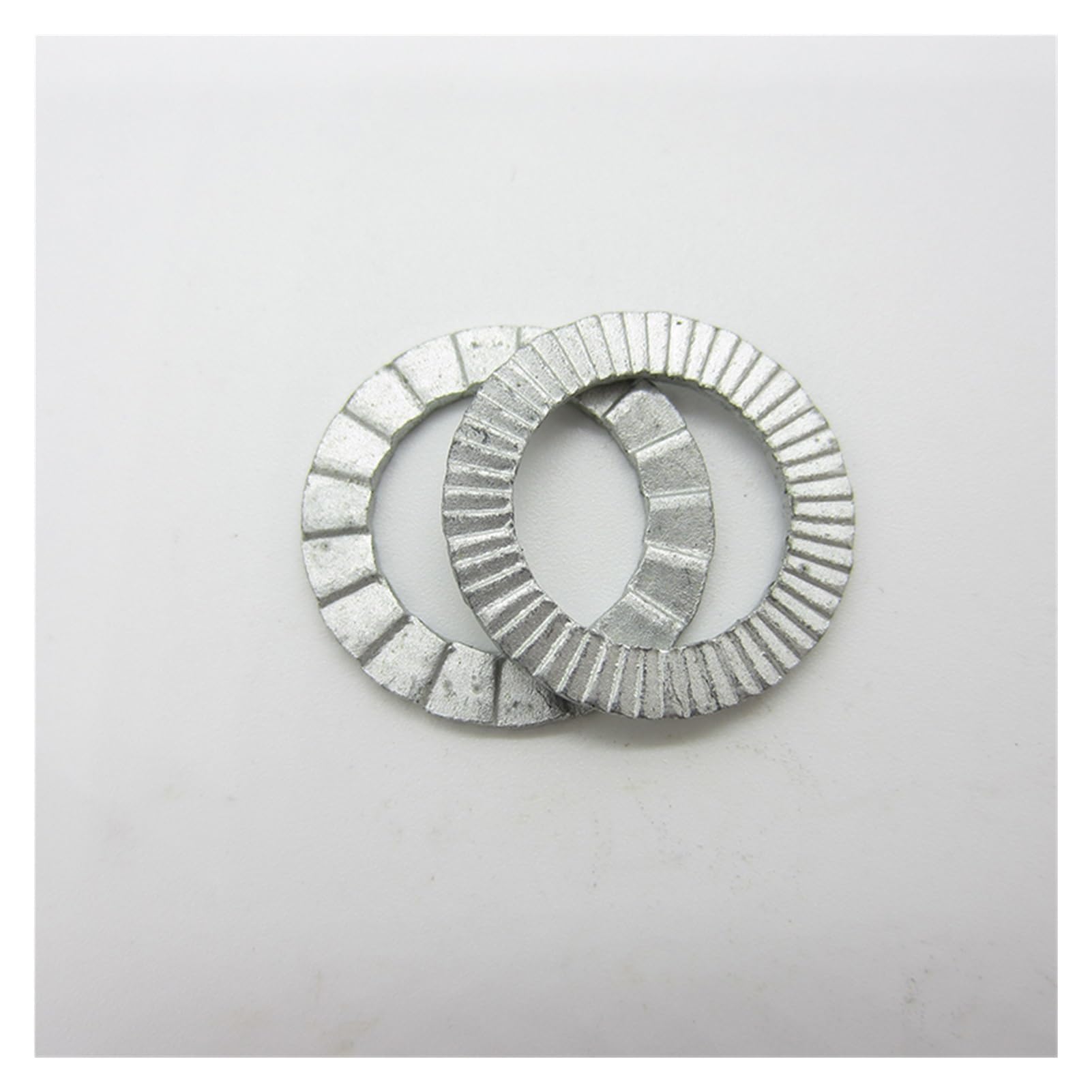 Arandela DIN25201 de 10 par/Lote, Arandelas de Bloqueo Dobles, arandela autoblocante de Doble Pliegue (Acero al Carbono/Acero Inoxidable) (Size : NL24, Color : Carbon Steel)