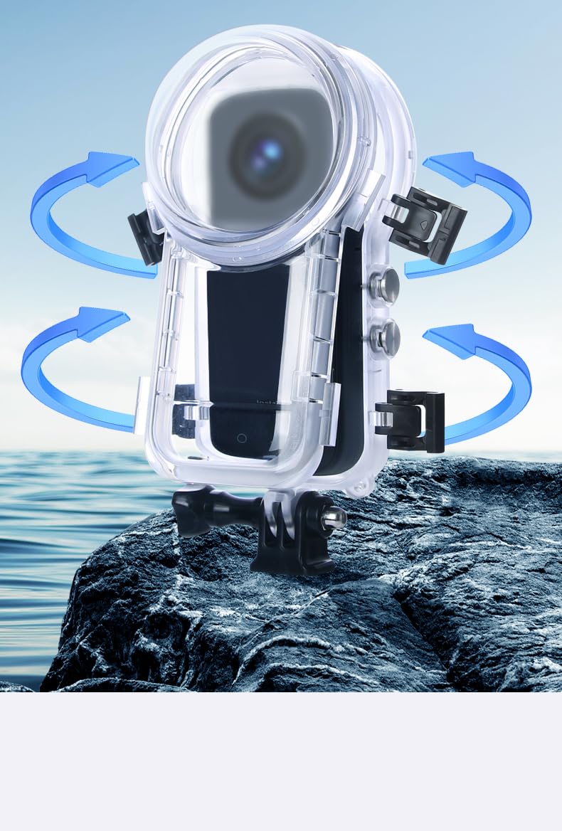 Custodia Impermeabile E Antiurto Per Fotocamera Insta360 X4 - Rigida, Con Scomparti - Dimensioni 33.8x22.2x6.9 Cm - Nero - 5