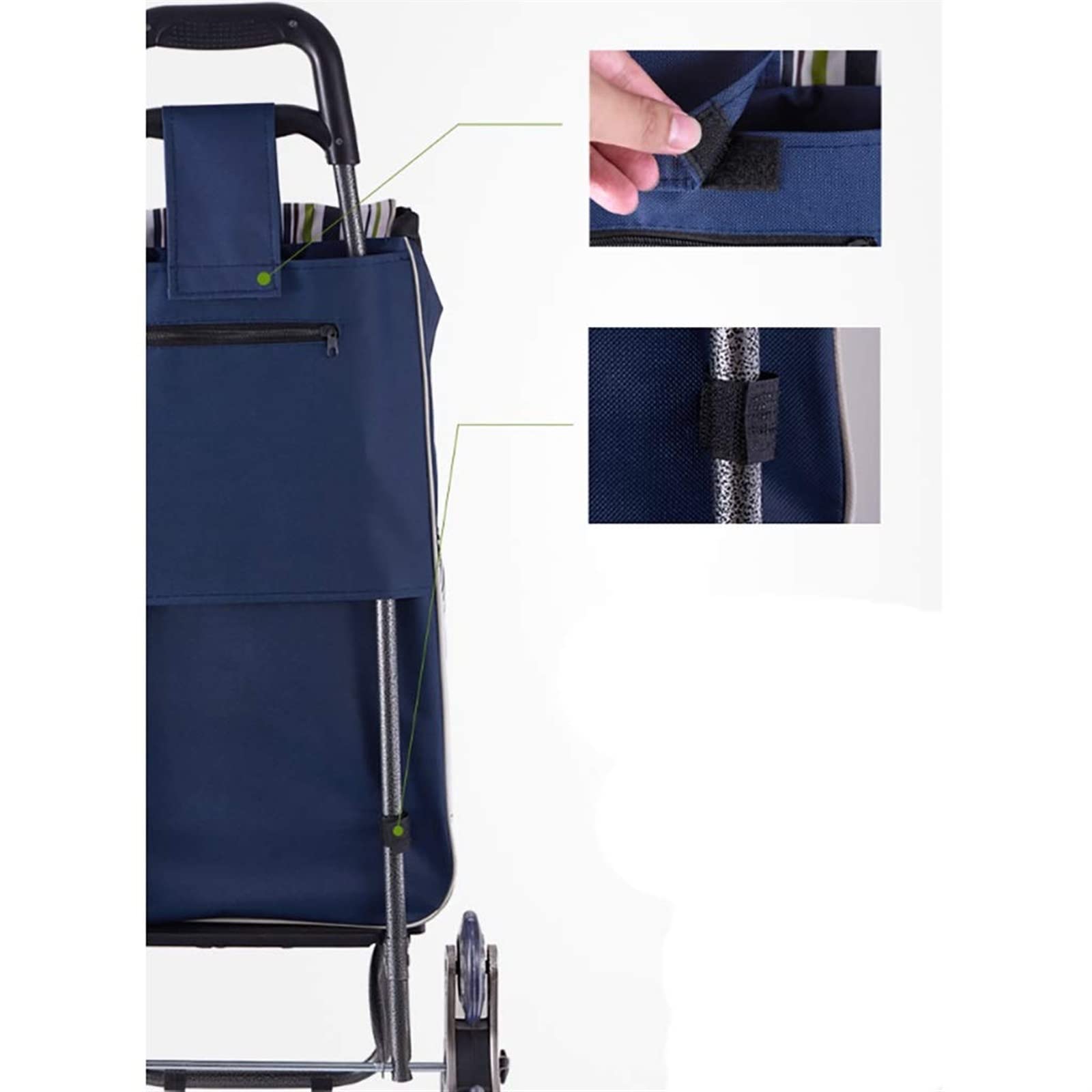 THEGA Borsa Di Sostituzione Del Carrello Della Spesa - 40L Borsa Di