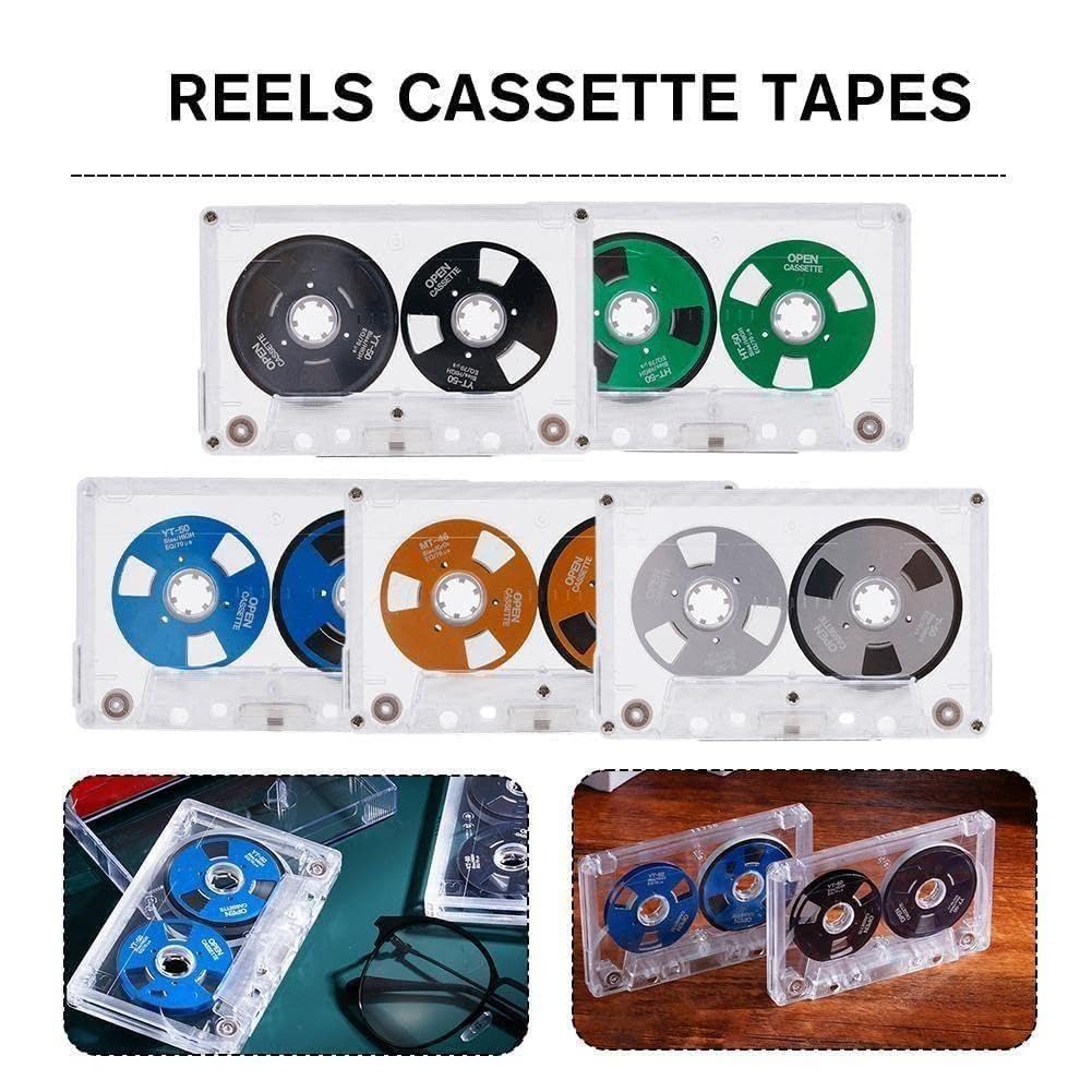 Amazon.co.jp: 透明カセットテープシェルプラスチックリール 分