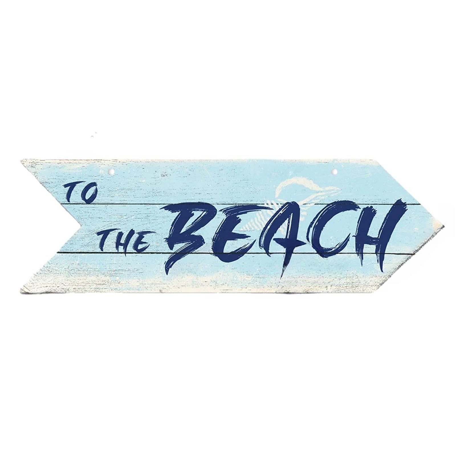 Wooden Arrows Beach Arrow Wooden Sign Seaside Road Guide Wall Decoration Indicator Hanging House Plaque Decor