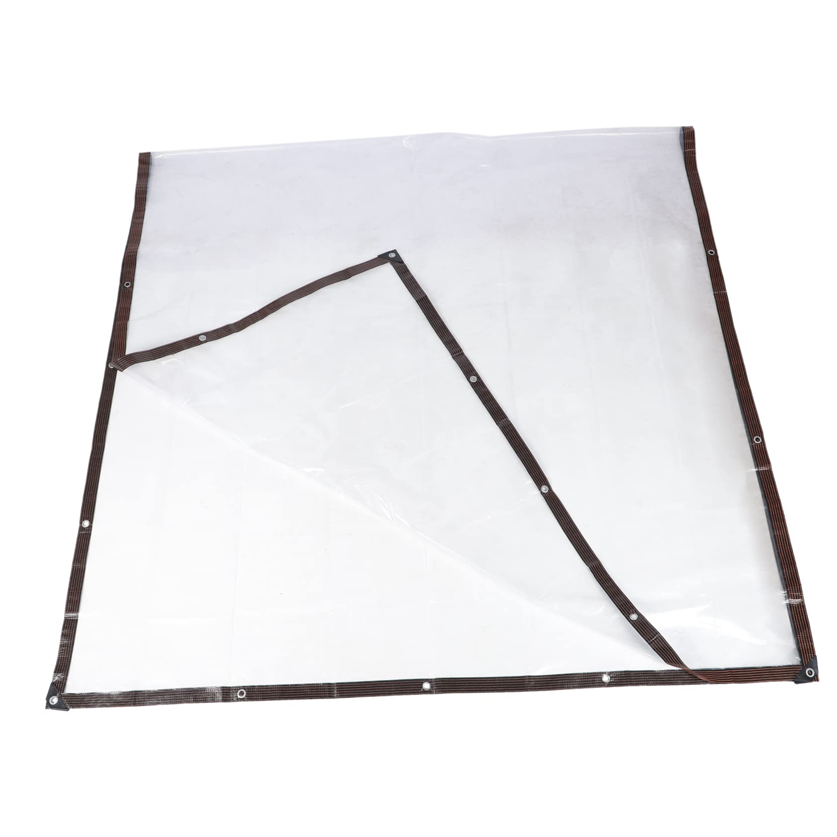 Cubierta para leña exterior impermeable y protector de muebles de terraza con ojales 1