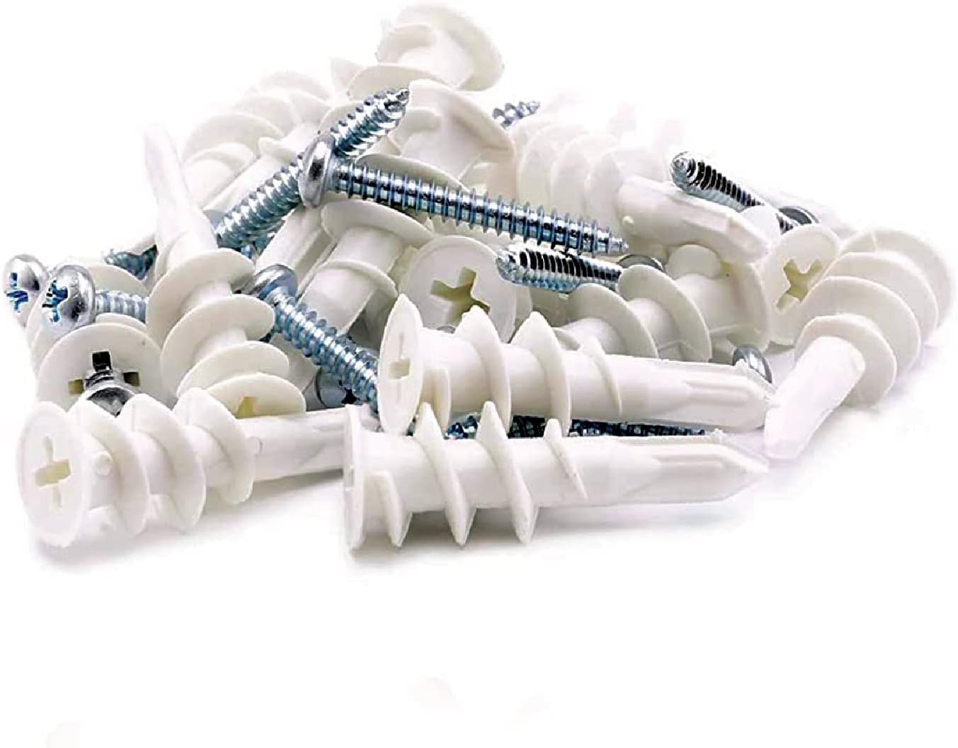 Bеѕt Cуbеr Mоndау 🔥 Unvert Plastic Self Drilling Drywall Easy Anchor with Screws Kit Heavy Duty Anchors with Fitting Phillip Screws No pre–Drill Hole Required #8 x 1-1/4, Holds up to 50 Lb. (50 Pack) Flаѕh Dеаlѕ - 80% оƒƒ Unvert Plastic Self Drilling Drywall Easy Anchor with Screws Kit Heavy Duty Anchors with Fitting Phillip Screws No pre–Drill Hole Required #8 x 1-1/4, Holds up to 50 Lb. (50 Pack)