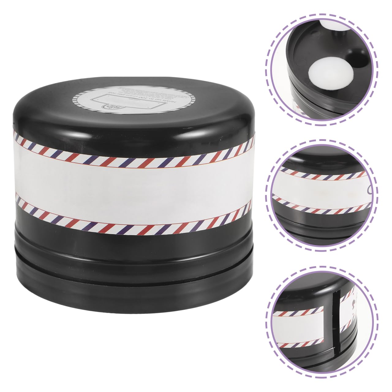 FOMIYES Caja De Papel Protector De Cuello De Peluquería Caja De Papel De Corte De Pelo Soporte Para La Tira Del Cuello Soporte De Tira De Cuello De El Plastico Caja De Plástico Importante