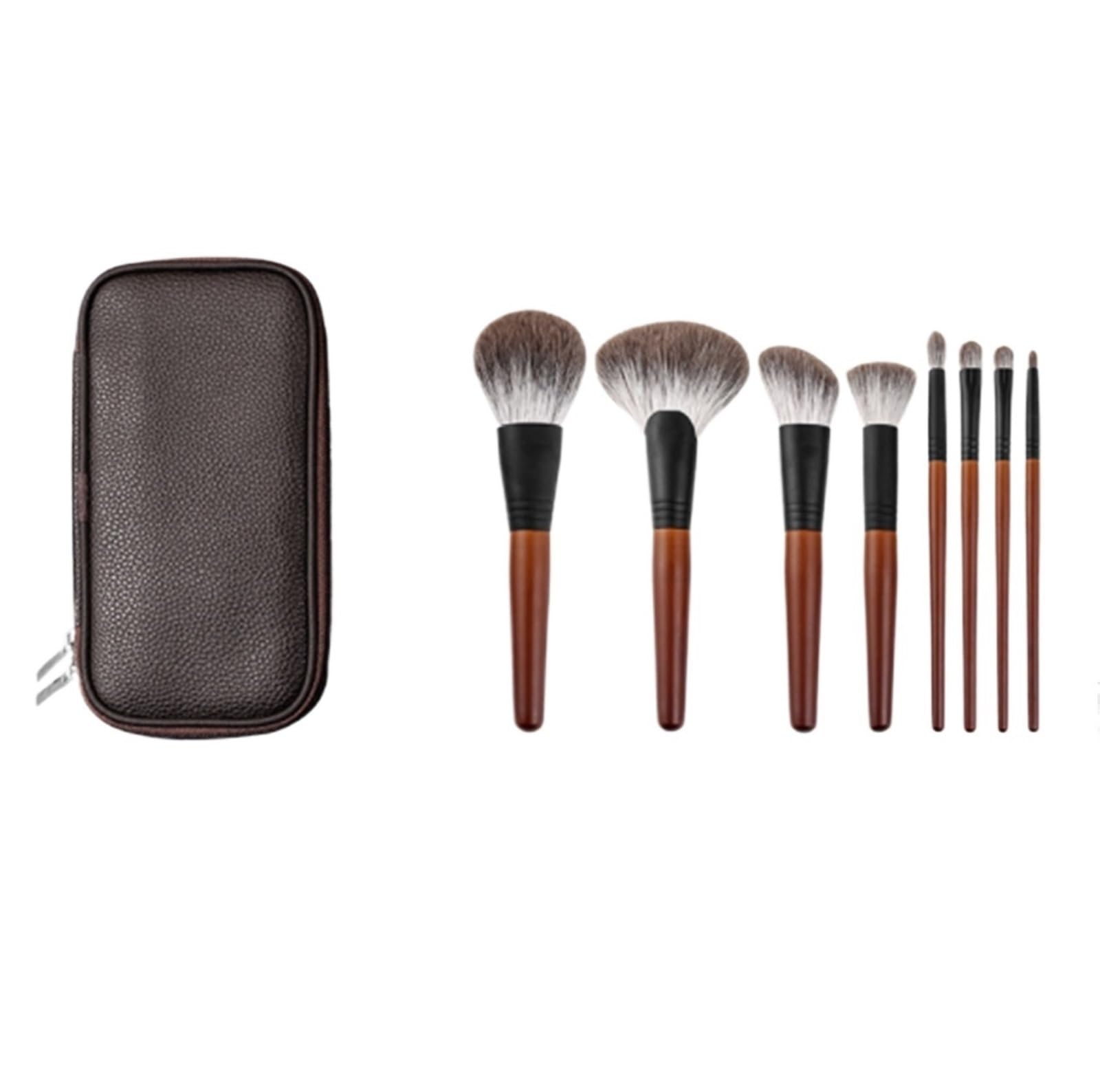 Brochas De Maquillaje Profesional Juego De 7 Pinceles Maquillaje For Rostro Y Ojos, Adecuados For Base, Sombra, Etc Suaves Pinceles
