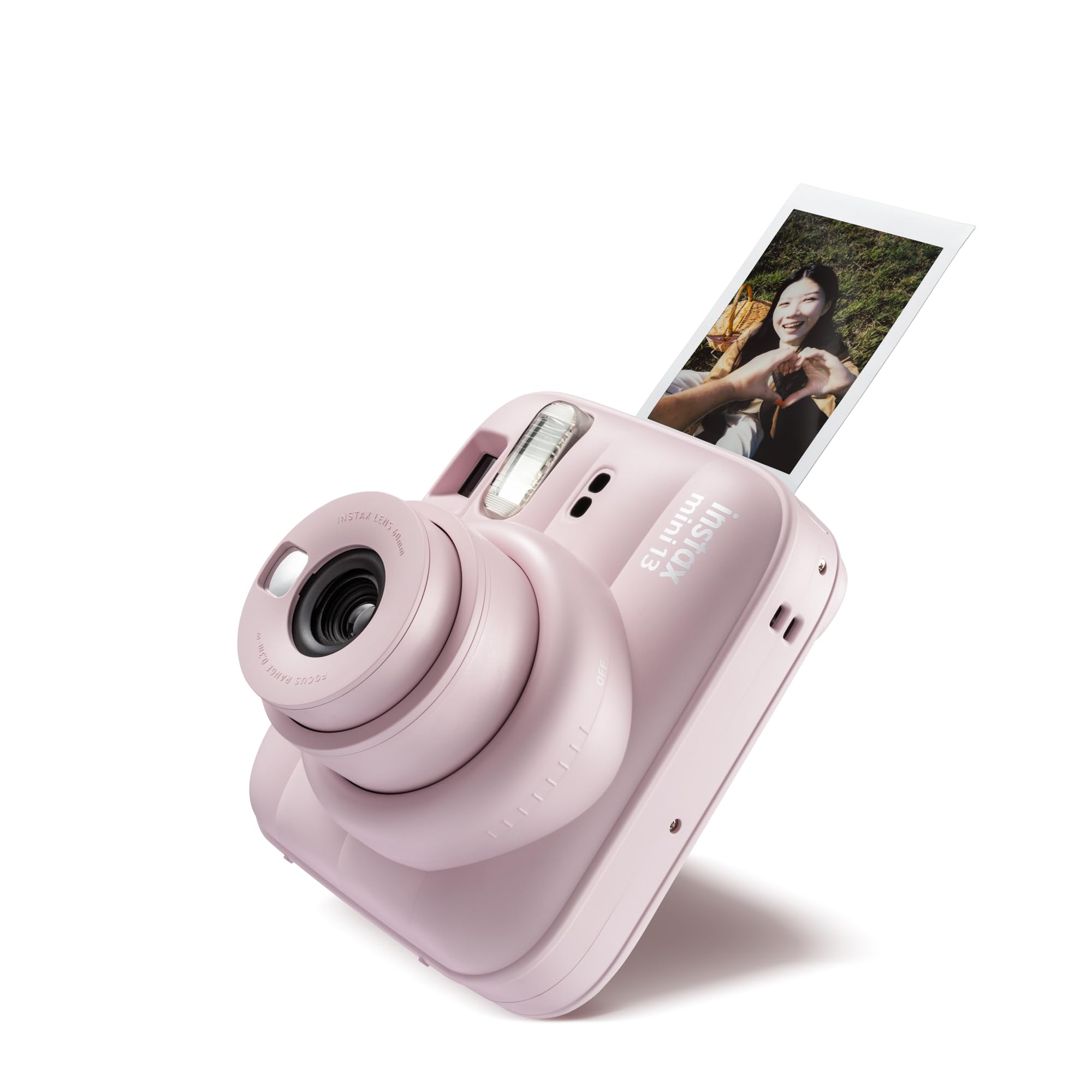 FUJIFILM instax mini 13 Sofortbildkamera Candy Pink Selfiespiegel Nahaufnahmemodus automatische Belichtung