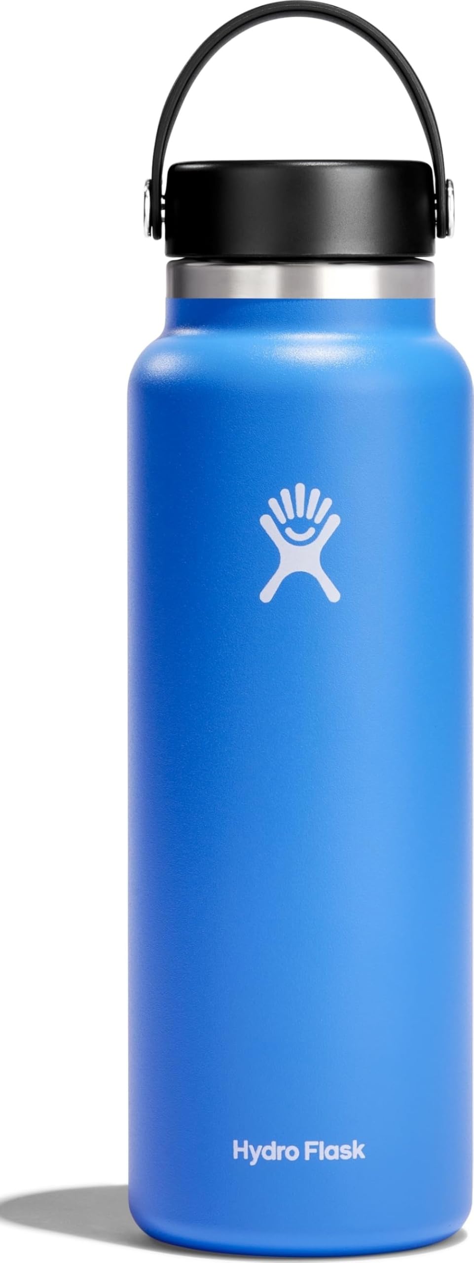 Hydro Flask Water Bottle - Insulated Stainless Steel - Wide Mouth Flex Lid, Non Spill, Leakproof and Refillable in 40 Oz