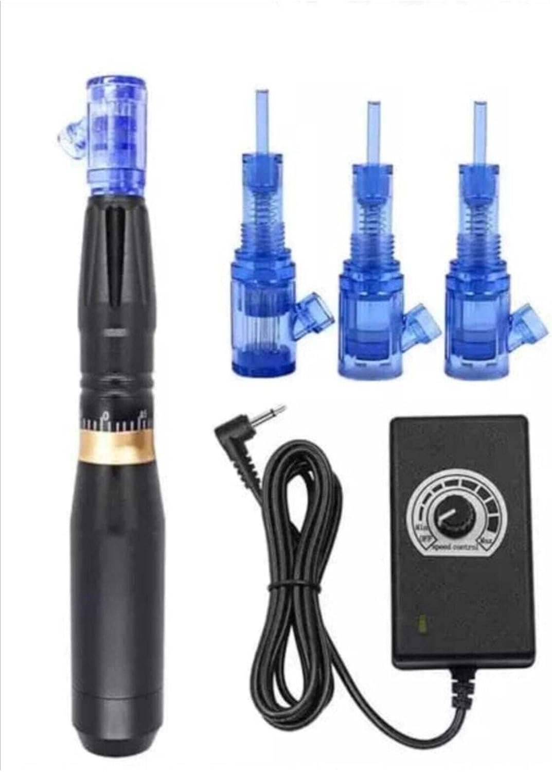 BİOMASER Kalıcı Makyaj Dermapen Cihazı, Model GK101, Siyah, 900.000-1.000.000 Atım