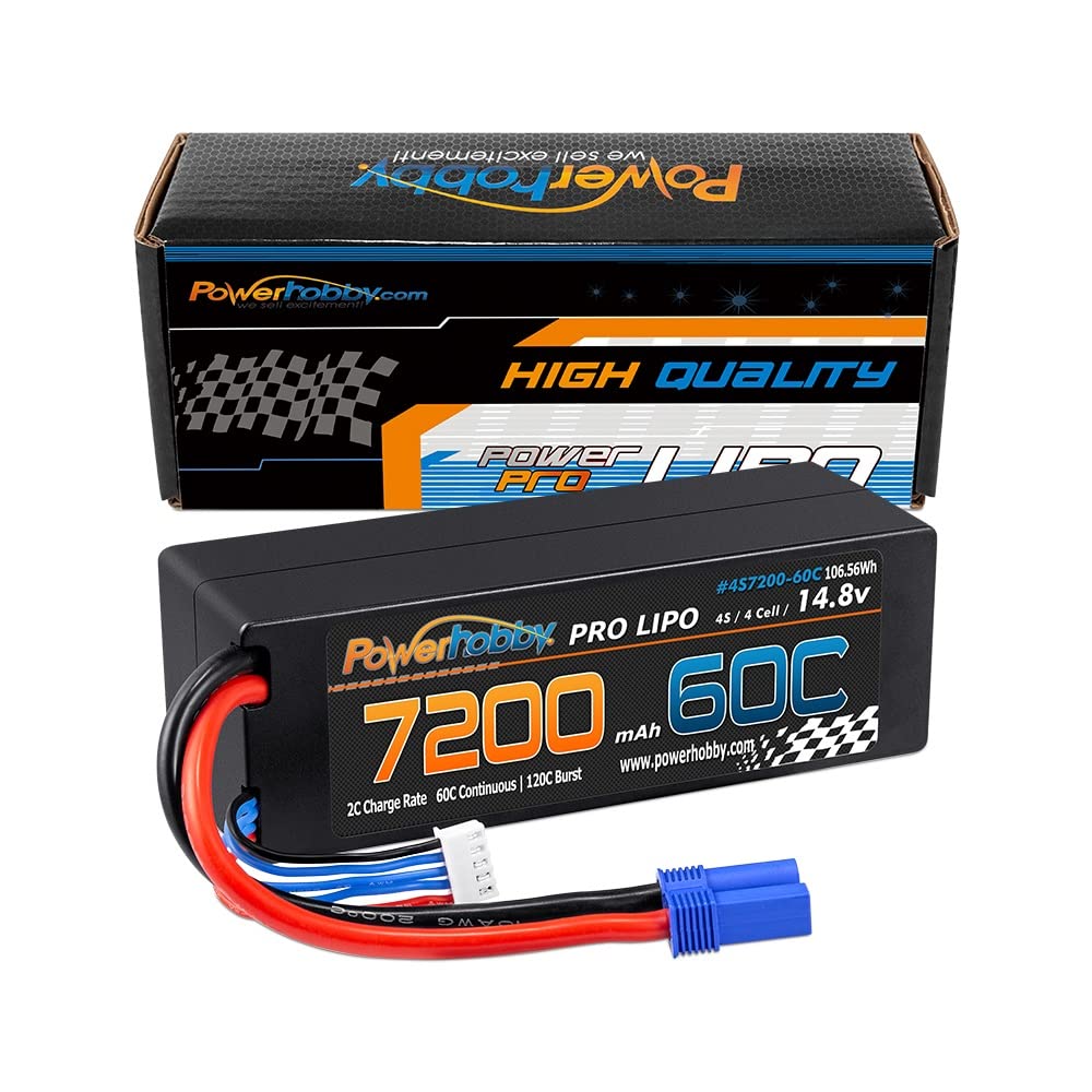 Amazon | PowerHobby 4S 14.8V DDR4-60C-120C リポバッテリー EC5 4