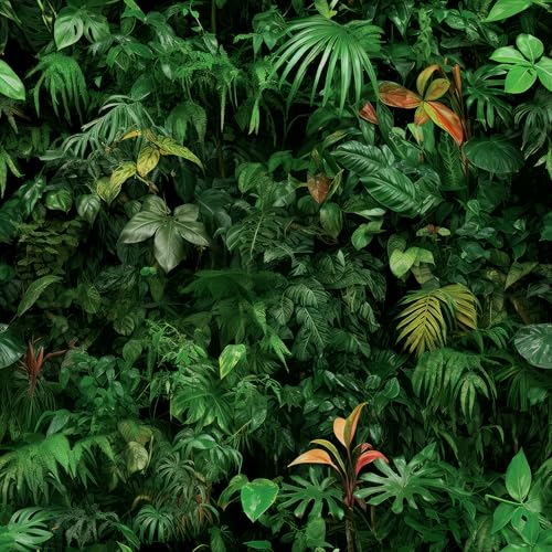 ReWallpaper Tropical Wallpaper Green Botanical Peel and Stick Forest Wall