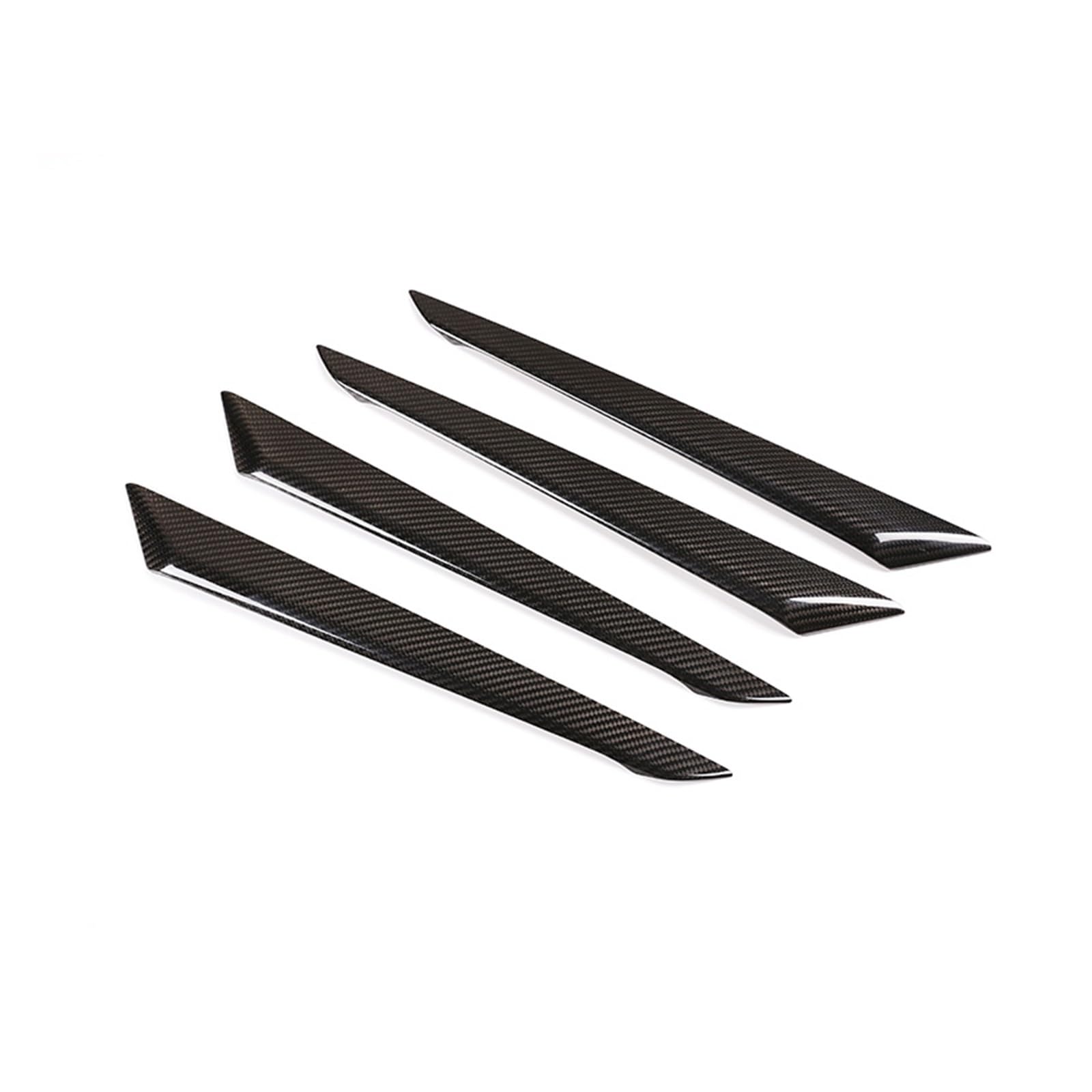 Car Trim Interior for Maserati for Ghibli 2014-2019 Door Panel Cover Modification Automotive Sticker Car Accessories Interior Mouldings(Carbon Fiber)