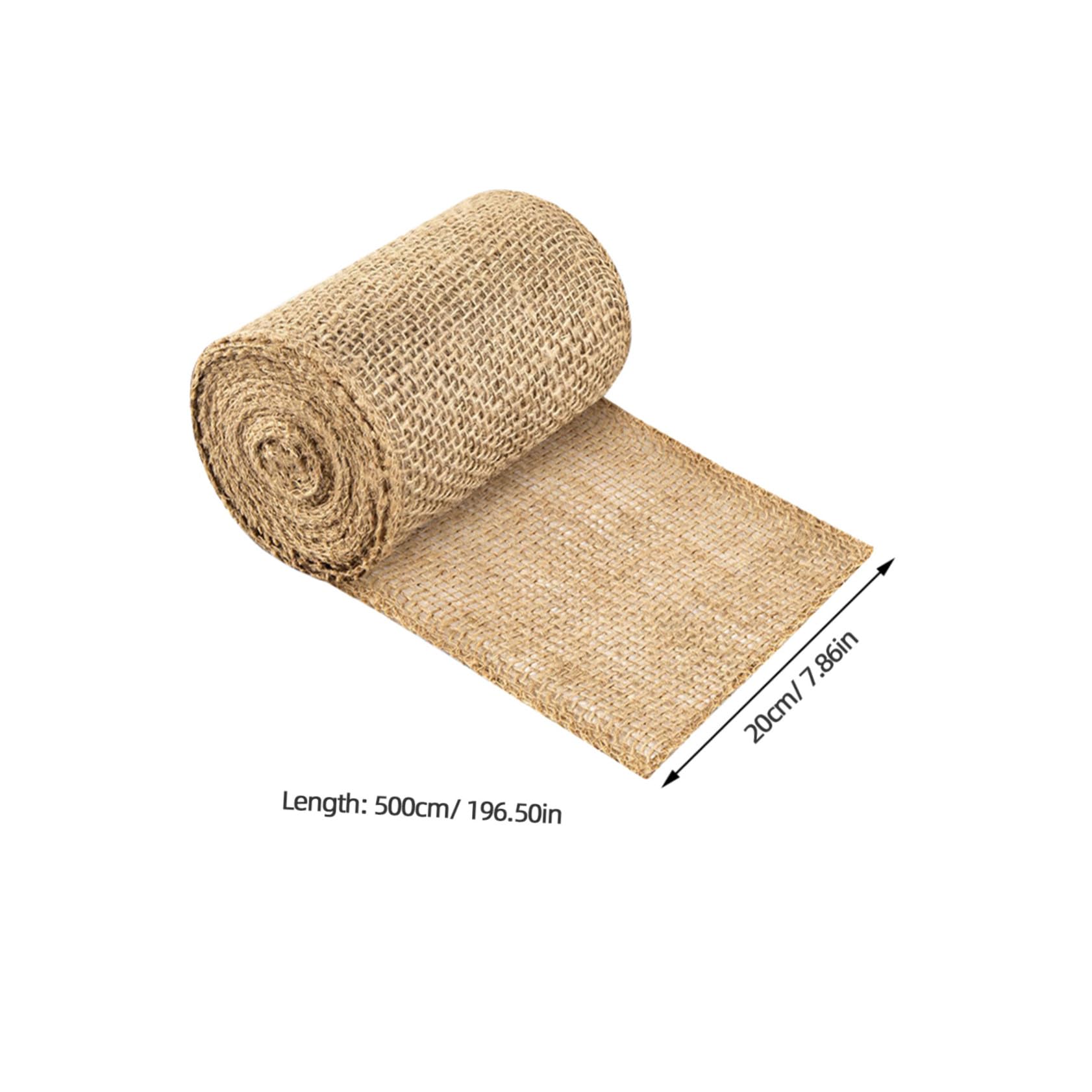 Alasum Protezione per Tronco di Alberi in Juta e Lino Beige per Inverno