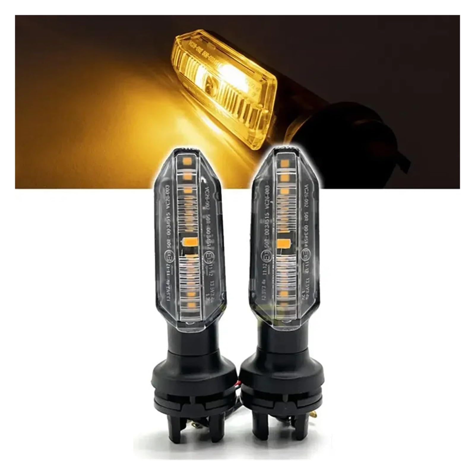 Indicatore di direzione Moto per Titan 150 per 2000 Motociclo Indicatore Indicatori Luci di Direzione A Flusso d'Acqua