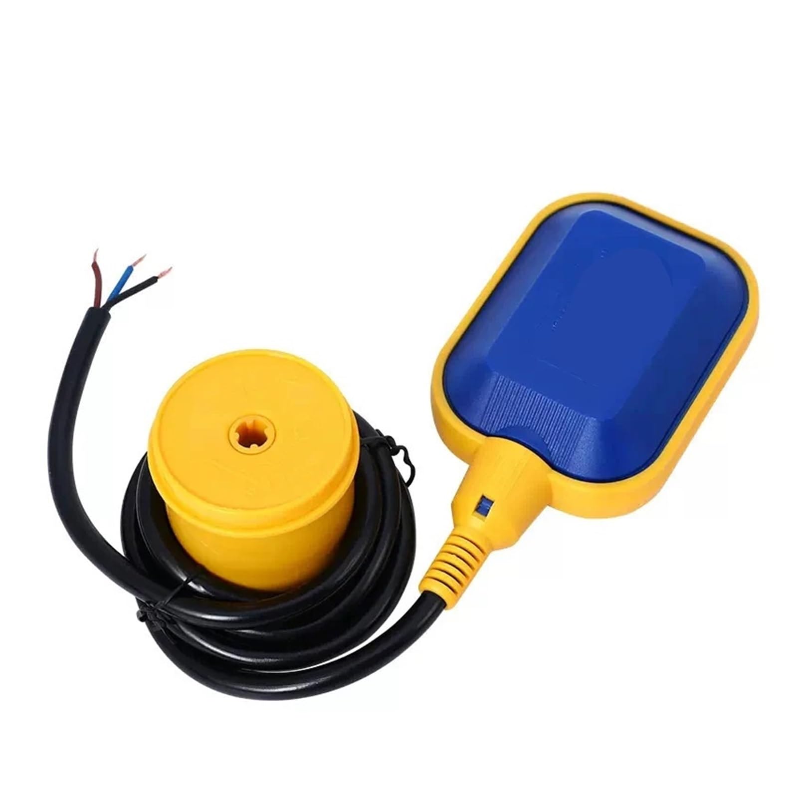 Interruptor de Flotado 1 Uds. Interruptor de flotador cuadrado/redondo controlador de nivel de agua Sensor de contacto de fluido líquido 1m/2m/3m/4m/5m for tanque(Square,4M)