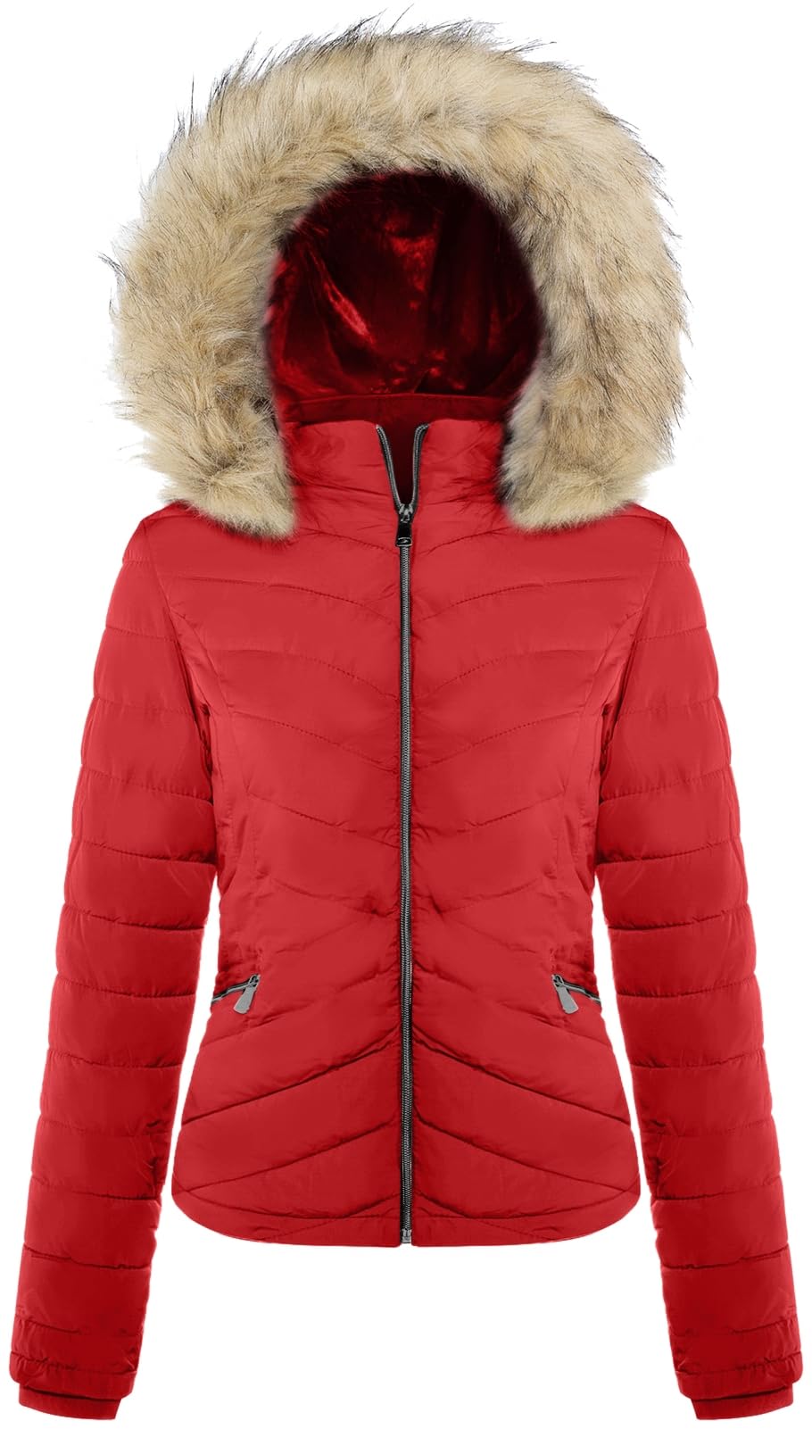 BodiLove Quilted Puffer Short Coat
