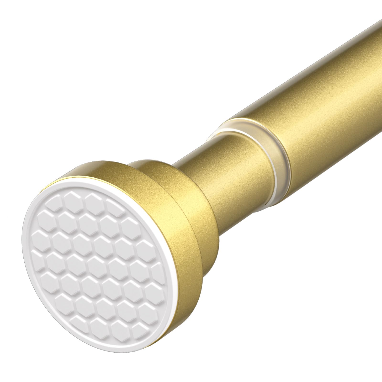 Tension Curtain Rod 30-64 Inch Gold Adjustable Curtain Rods