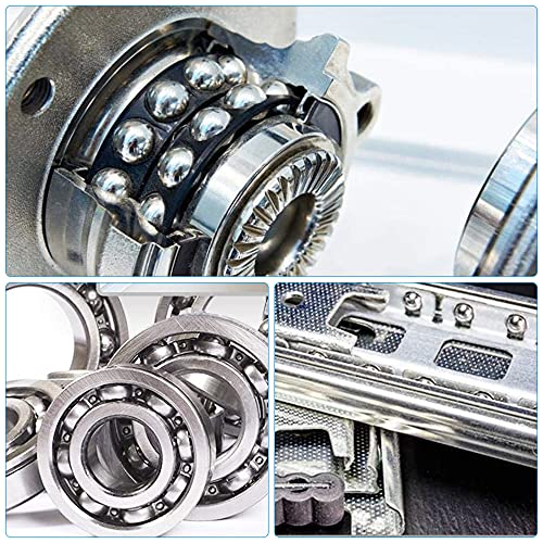 CJBIN Metallkugeln, 580 Magnet Kugellager Kugeln mit 1 Pinzette aus Edelstahl, Mugellager Set für Fahrrad Rad… – Bild 5