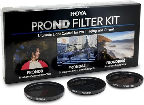 Hoya PRO-ND8ND64ND1000 Juego de filtros ø67mm Negro