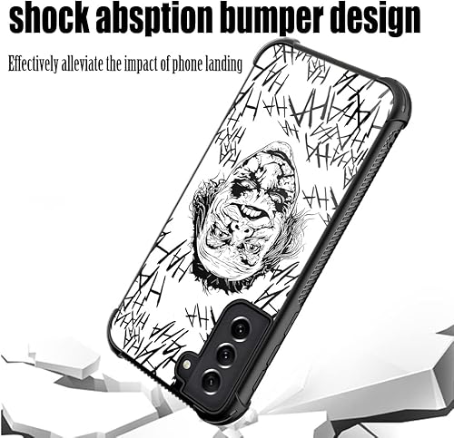 Miniatura 3 de TnXee Funda compatible con Samsung Galaxy S21 Fe, doble cara Joker Galaxy S21 FE para niños, cuatro esquinas a prueba de golpes, antideslizante,