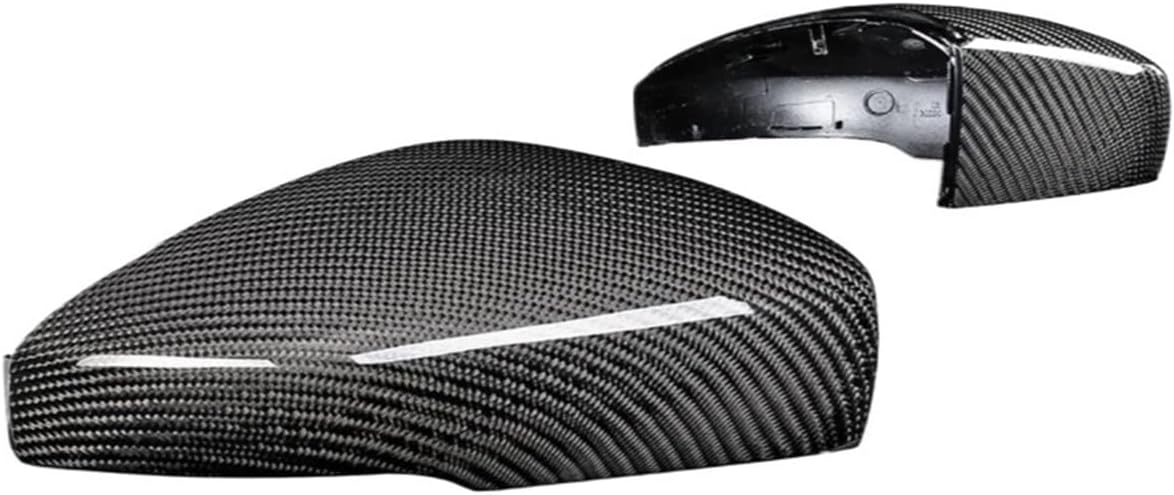 Rearview Mirror Cover Compatible For VW Polo Mk5 2011-2018 Carbon Fiber Side Mirror Shells Replacement Case Protector - 2 PCS (Color : Replace Type 11-13)