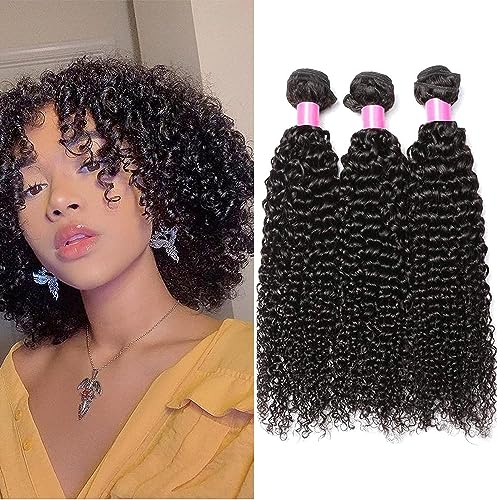 Extensiones Brasileñas de Pelo Natural: luce un pelo rizado brasileño de 12 pulgadas y 150g