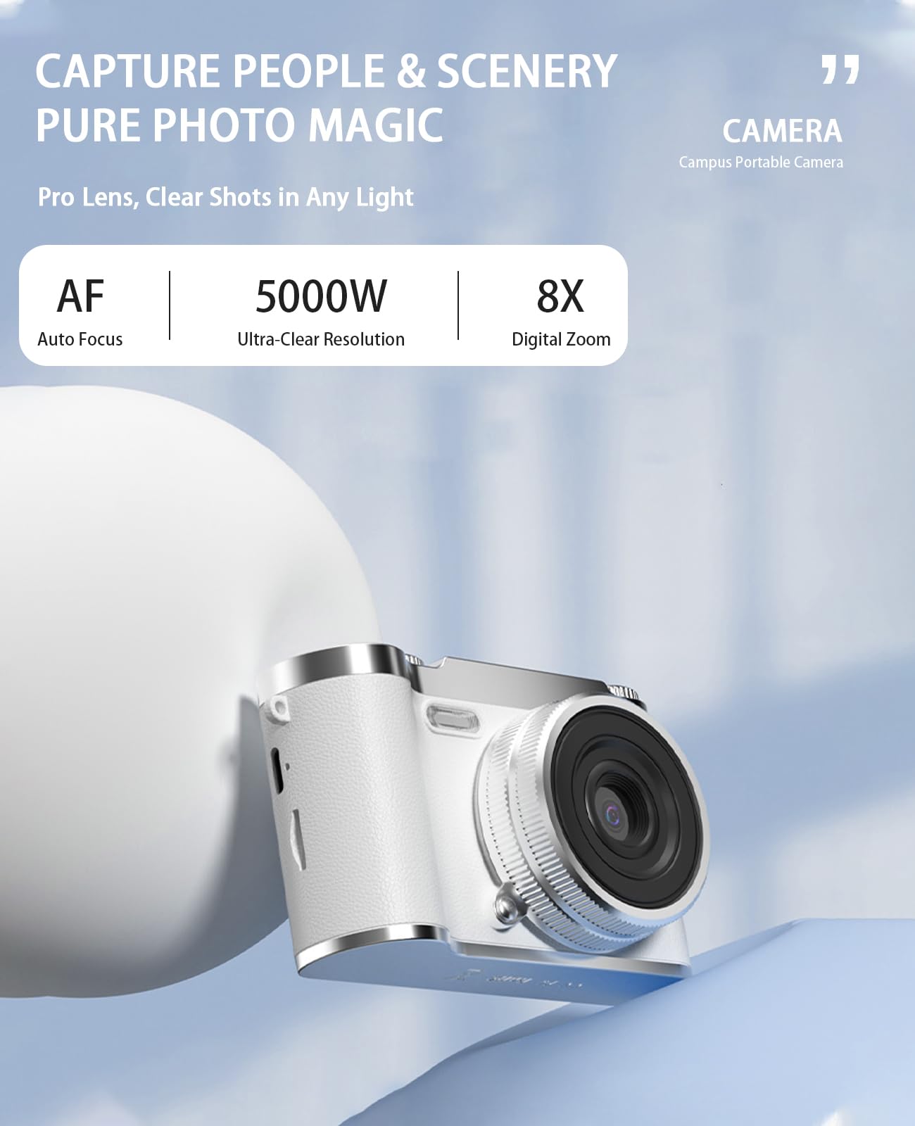 HEYMAO Compact Digital Camera 1080P HD Christmas Birthday Toys Gift for Age 3-12 Years Old Kids with 32G SD Card