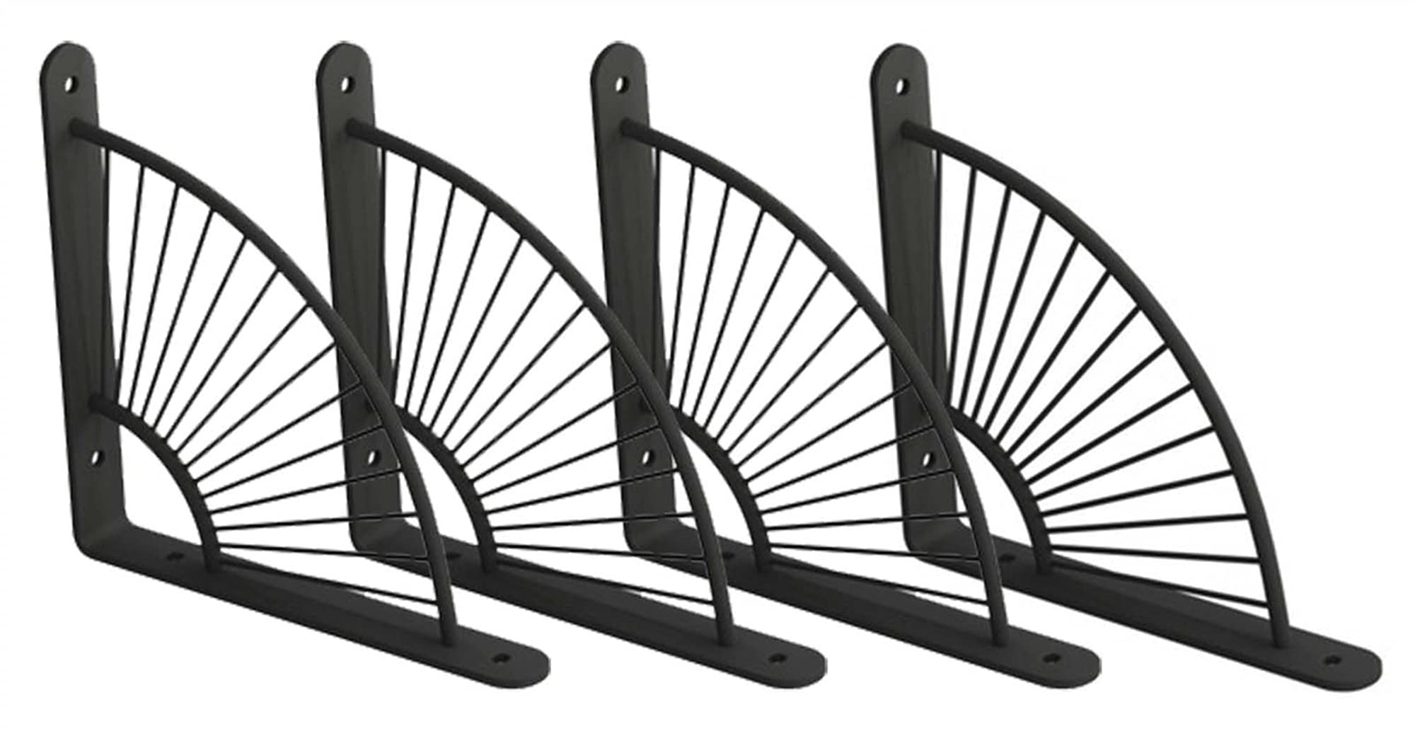 Supports d'étagère équerre en triangle avec vis pour salon et cuisine