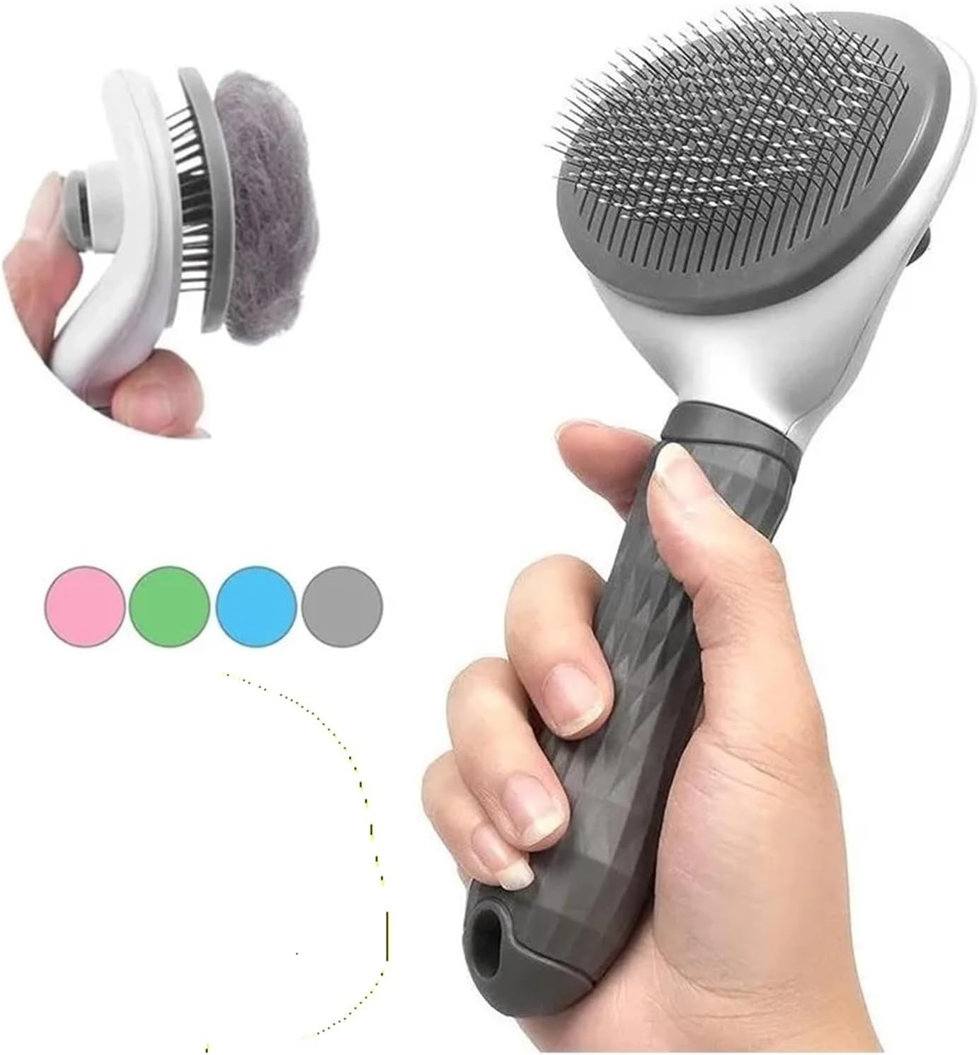 Pet Dog Brush Cleaning Hair Remover for Grooming Tools Pets(Blue)