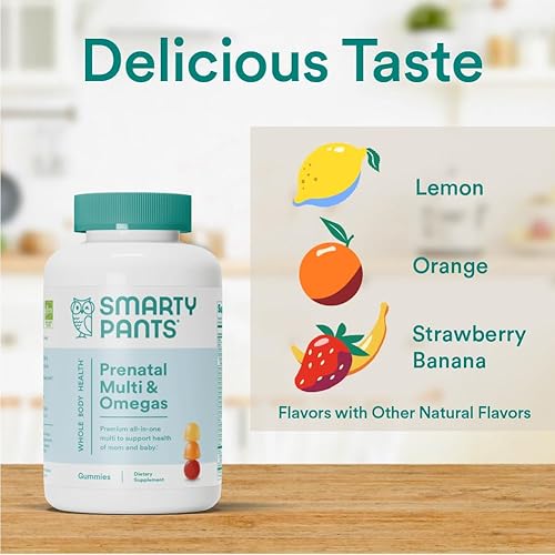 Miniatura 6 de Vitaminas de goma diarias de fórmula prenatal sin gluten multivitamínico folato metilfolato aceite de pescado Omega 3 DhaEpa metil B12 vitamina D3