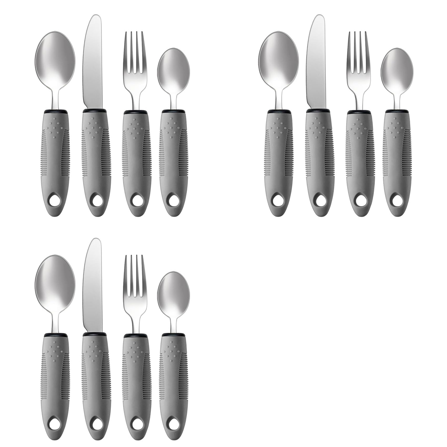 Ustensiles adaptatifs parkinsoniens : couverts ergonomiques pour manger seul