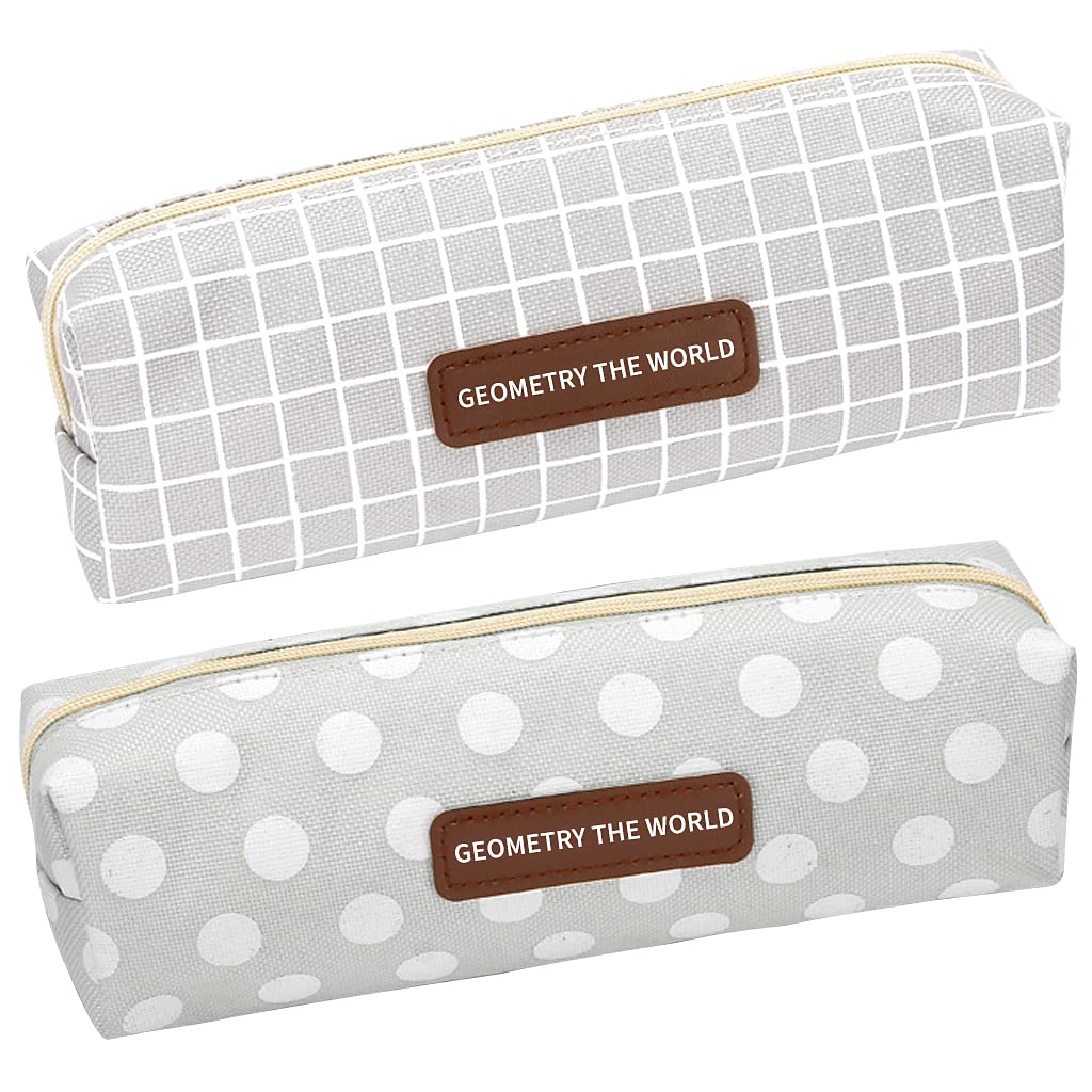 AkstoreFashion Pencil Case Travel Multifunction Storage Organizer (2 Point & Grid)