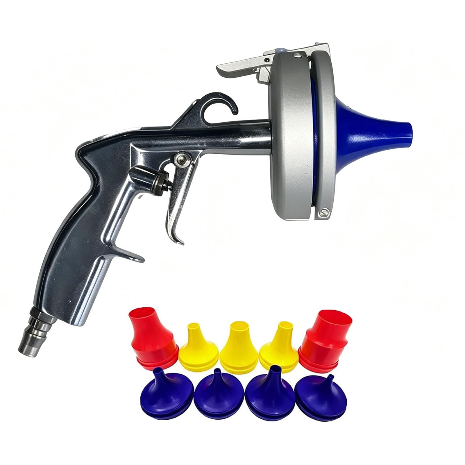 Kit Di Lancio Pneumatico Per Pulizia Tubi Idraulici, Strumento Per Lavaggio Tubi Alimentato Ad Aria Con 9 Ugelli, Proiettili In Spugna Per Manutenzione Interna Tubi Industriali, Adatto Per 6-51mm