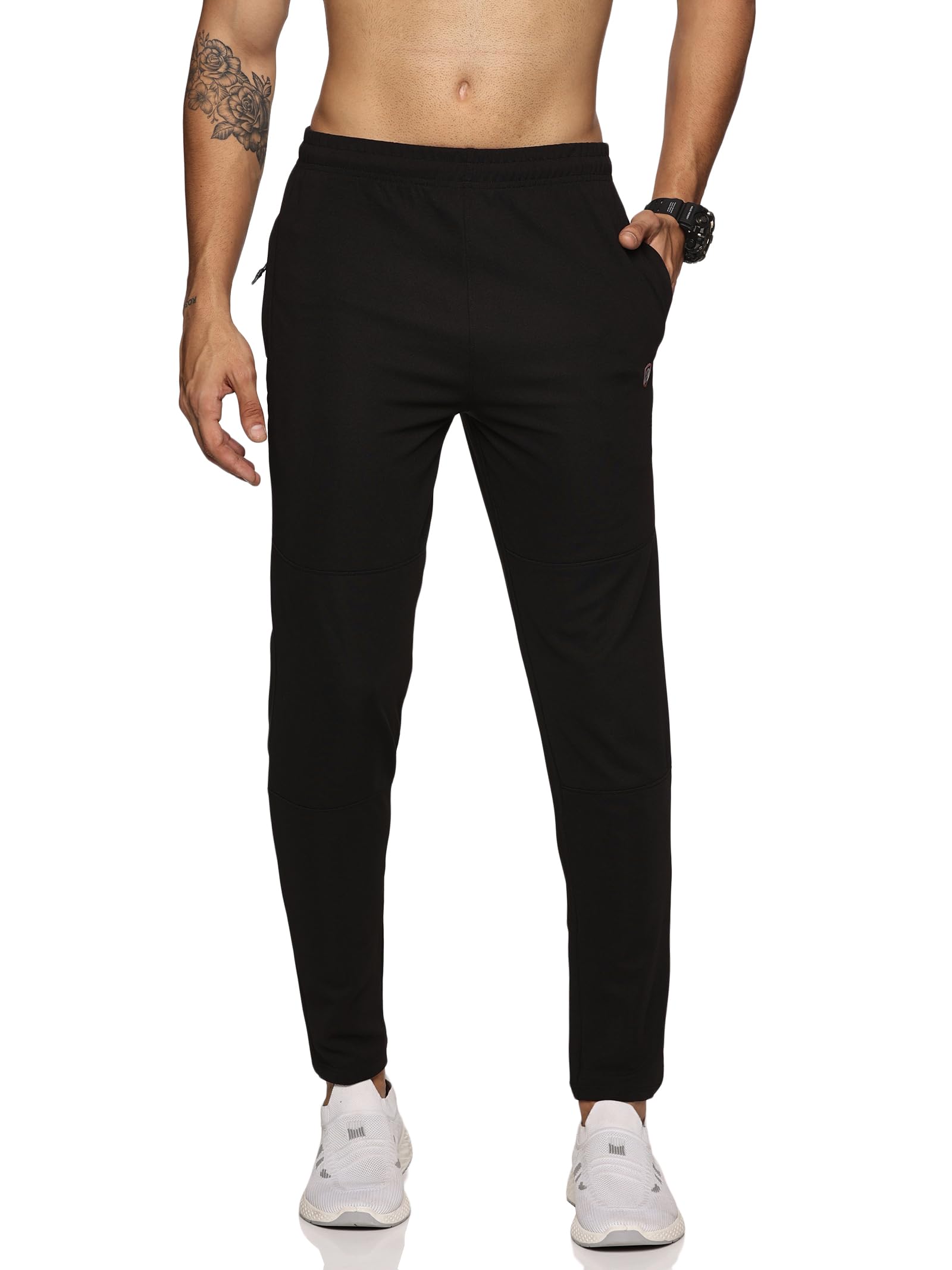 DOMIN8 Men's Slim Fit Track Pant with Elasticated Waist with Drawstring | Slim Fit Joggers for Men | for RunningGym Sports Lower for Men & Boys | Multipurpose Mens Lower Activewear Trousers-picture-13