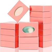 Vista 9 de Spakon 30 cajas de jabón para jabones caseros de 3.8 x 2.8 x 1.2 pulgadas, cajas de jabón rectangulares con ventana, pequeña caja de regalo