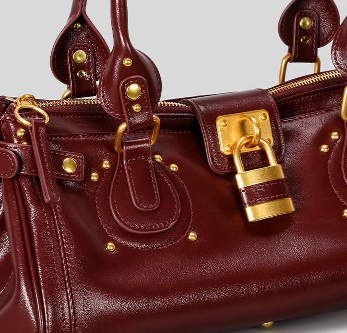 Leather Bags for Women Stylish Shoulder Bag Handbags Chic Purses Crossbody Satchel for Travel Work