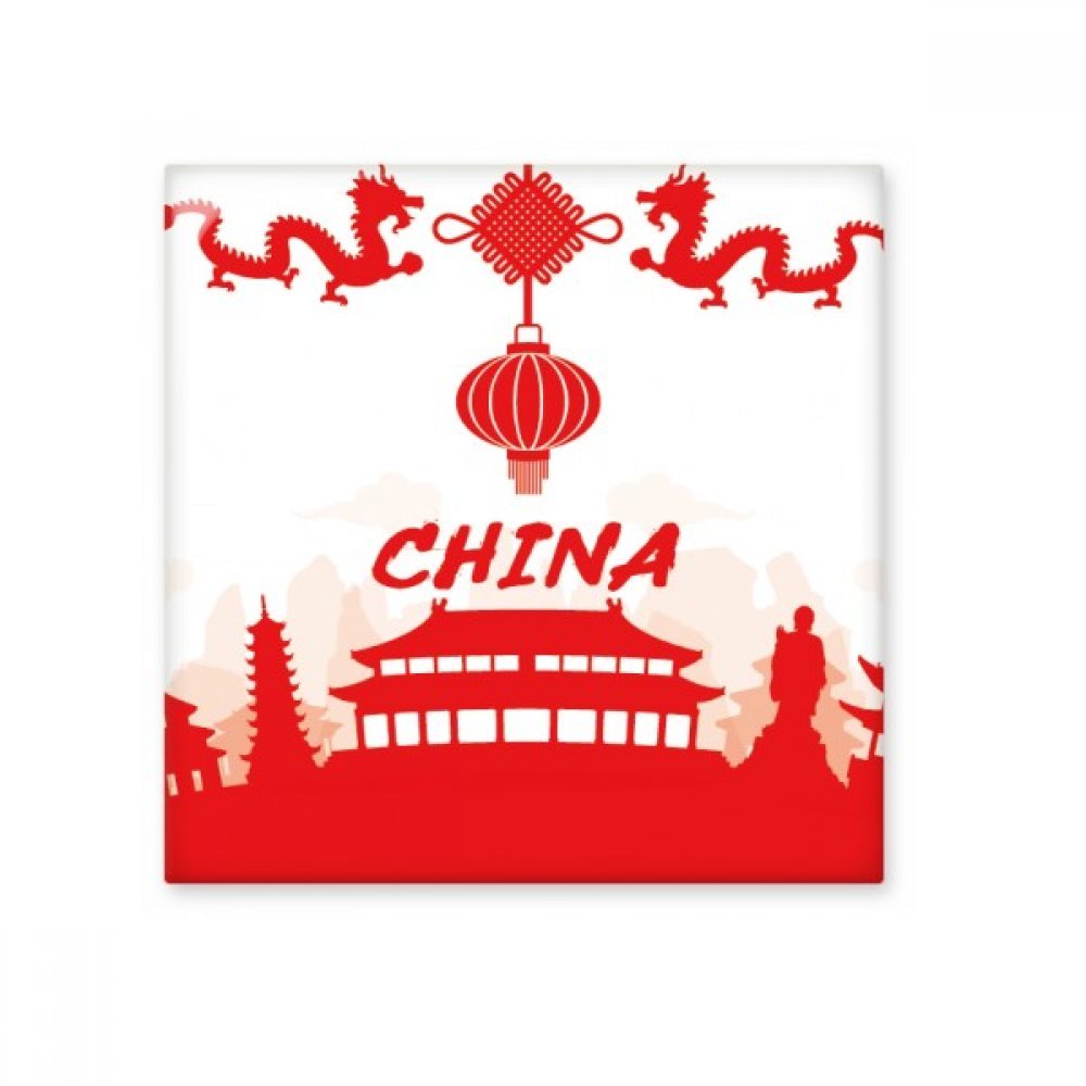 Carrelage céramique salle de bain rouge silhouette chine brillant