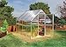 Canopia 6x8 Greenhouse Kit, Hobby Walk-In Twin-Wall UV Polycarbonate Heavy Duty Aluminum Frame, Lockable Door, Adjustable Roof Vent, Rain Gutters, Galvanized Steel Base, Mythos (Silver)