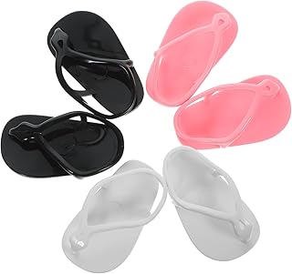 KOMBIUDA 3 Pares De Chinelos De Boneca Sapatos Sandálias Bonecas Americanas Para Meninas Acessórios Para Meninas De Plástico Estados Unidos Universal Boneca Americana Eua Acessórios Para
