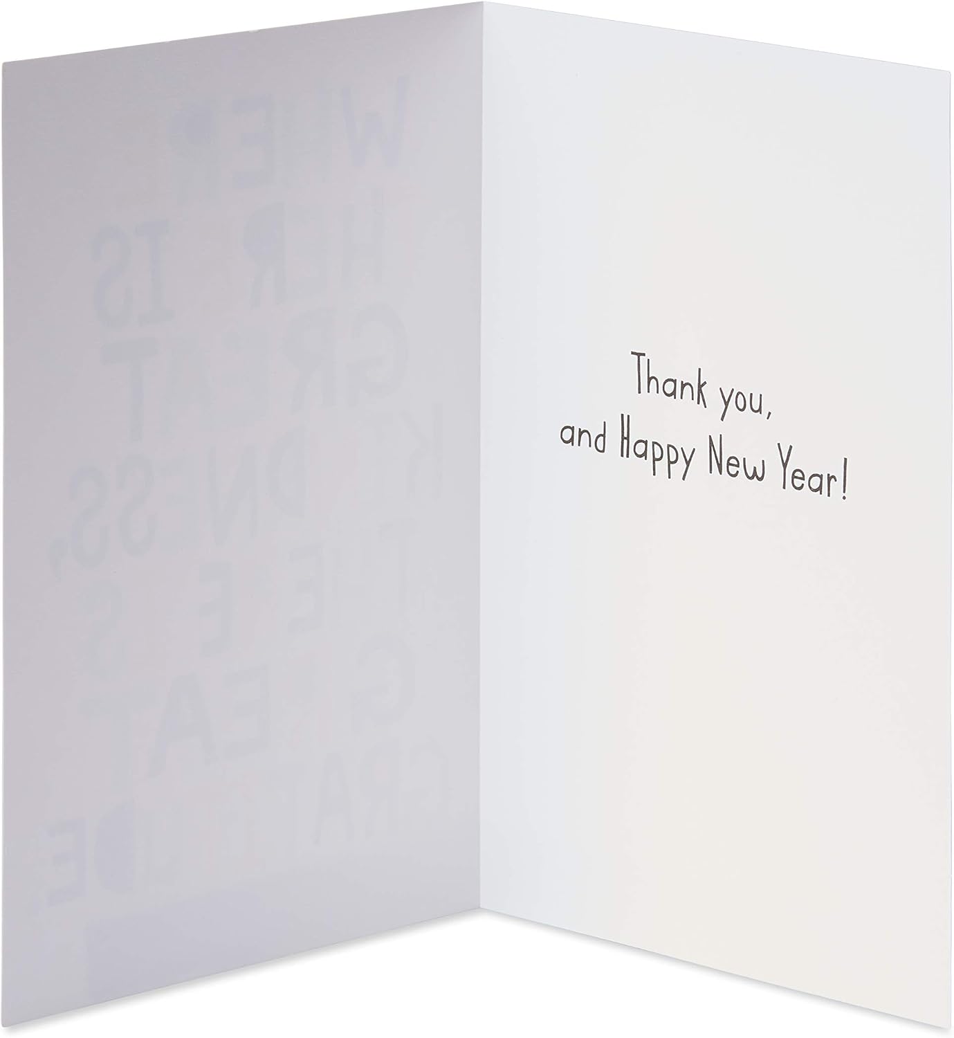 American Greetings Holiday Thank You Cards with Envelopes, Happy New Year (6-Count)